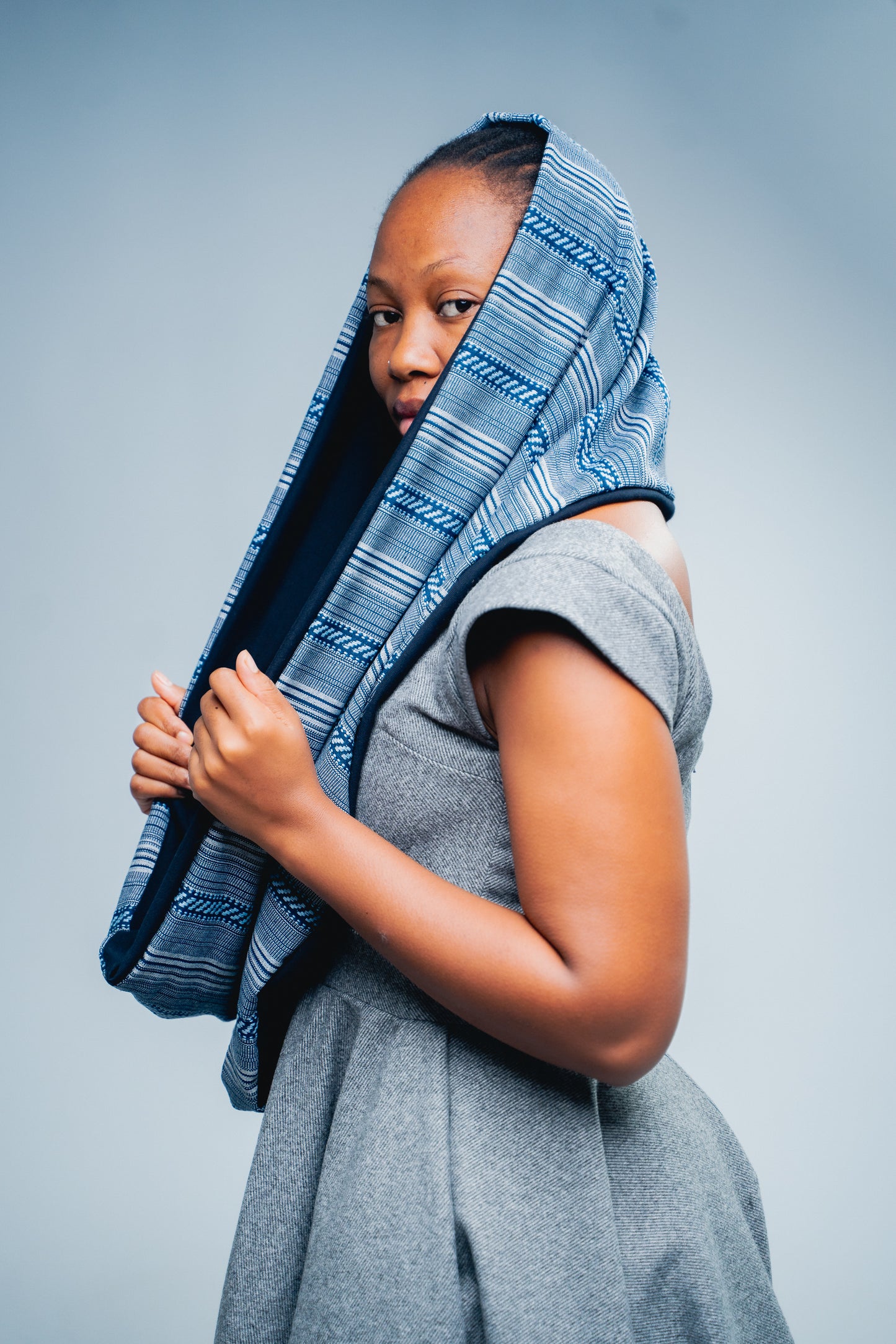 Dual-Fabric Reversible Infinity Scarf
