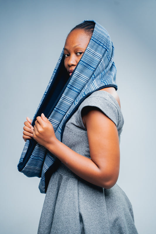 Dual-Fabric Reversible Infinity Scarf