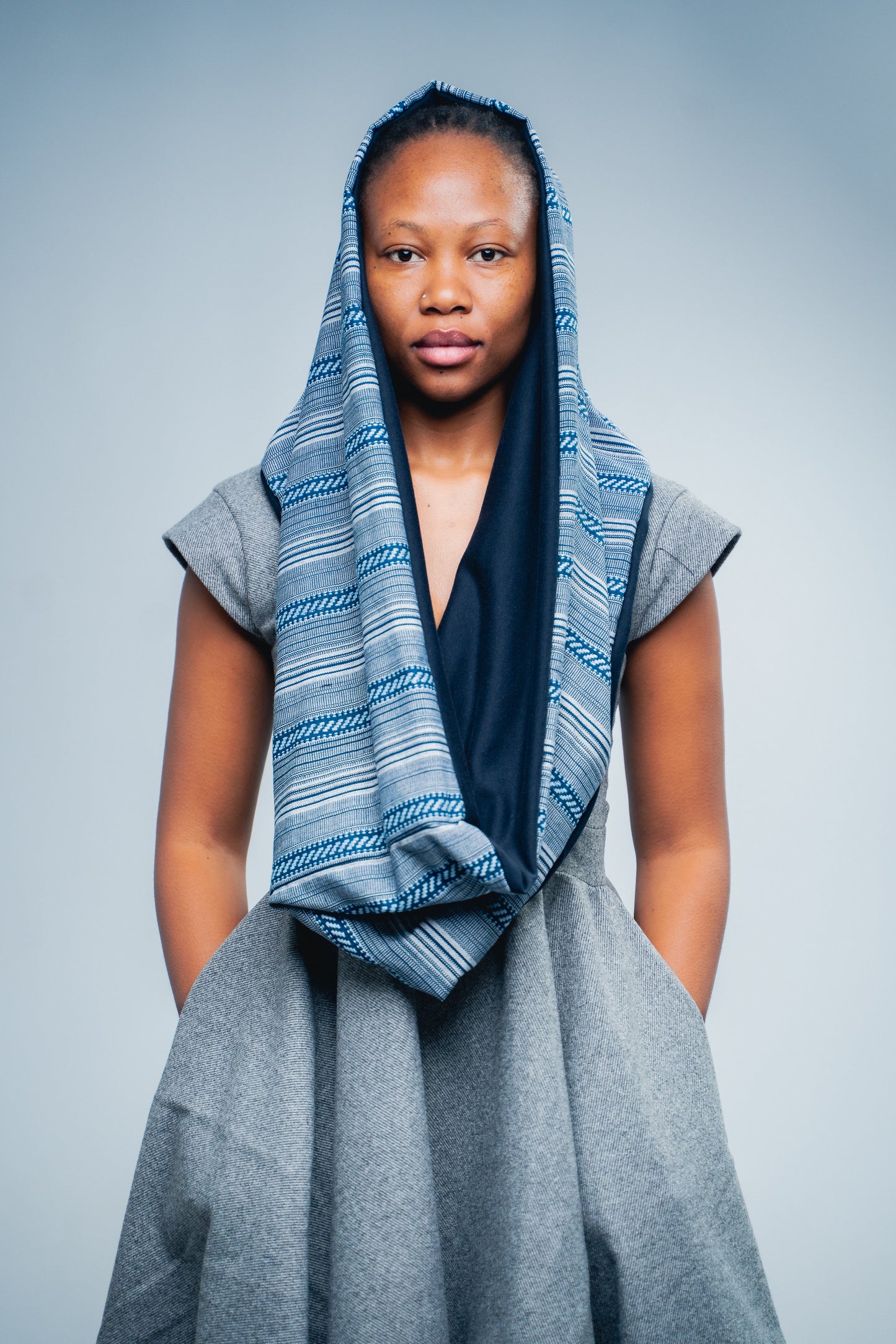 Dual-Fabric Reversible Infinity Scarf