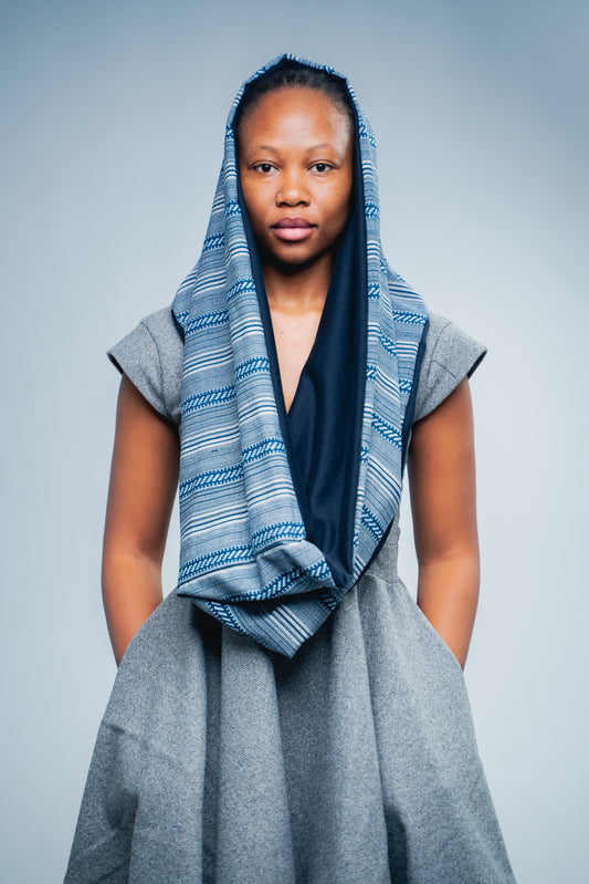Dual-Fabric Reversible Infinity Scarf