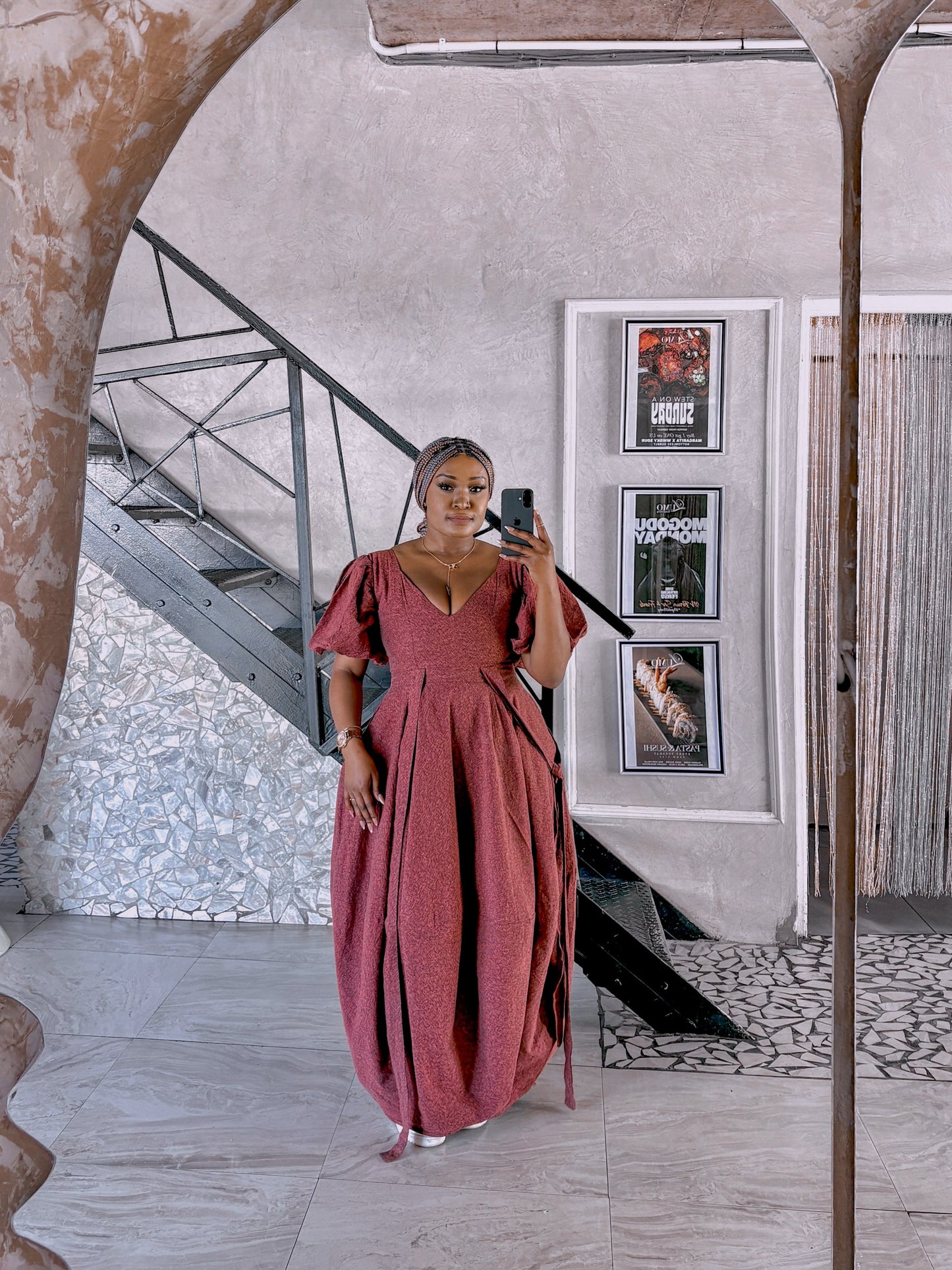 Barrel Maxi Dress